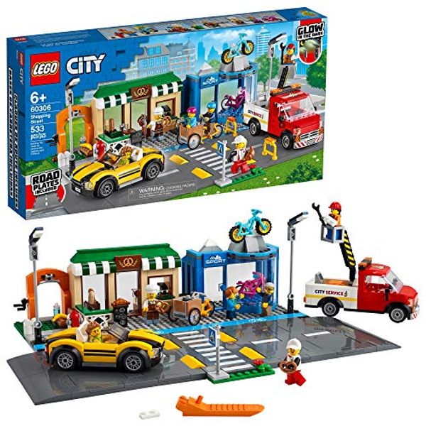 Cover Art for 0673419345163, LEGO City Shopping Street 60306 Building Kit; Cool Building Toy for Kids, New 2021 (533 Pieces) by Unknown