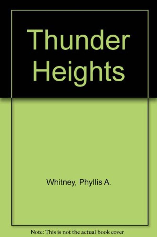 Cover Art for 9780340542712, Thunder Heights by Phyllis A. Whitney