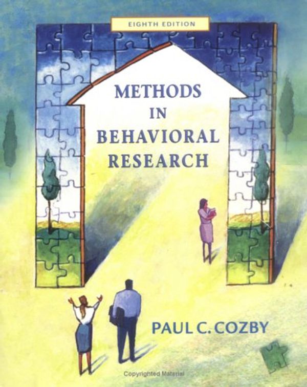 Cover Art for 9780072523423, MP Methods Behav Research+ Pweb by Cozby