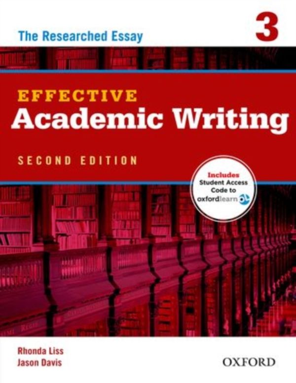 Cover Art for 9780194323482, Effective Academic Writing: 3: Student Book by Savage