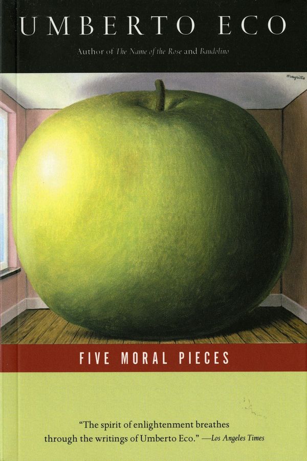 Cover Art for 9780156013253, Five Moral Pieces by Umberto Eco