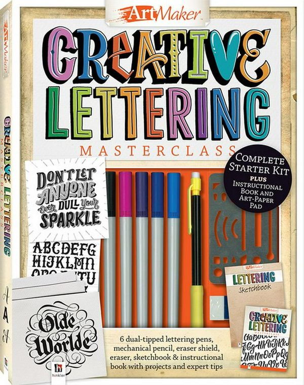 Cover Art for 9781488910074, Creative LetteringArt Maker Portrait Kits by Hinkler Books