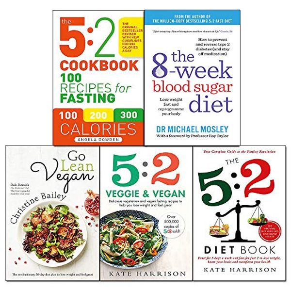 Cover Art for 9789123725687, 8-week blood sugar diet, 5:2 cookbook, diet book, go lean and veggie and vegan 5 books collection set by Michael Mosley