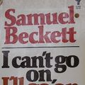 Cover Art for 9780394170145, I Can't Go On, I'll Go on by Samuel Beckett