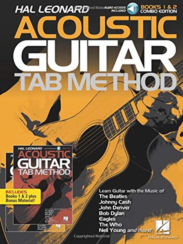 Cover Art for 0888680914998, Hal Leonard Acoustic Guitar Tab Method - Combo Edition: Books 1 & 2 with Online Audio, Plus Bonus Material by Various