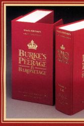 Cover Art for 9781579580834, Burke's Peerage and Baronetage by C Mosley