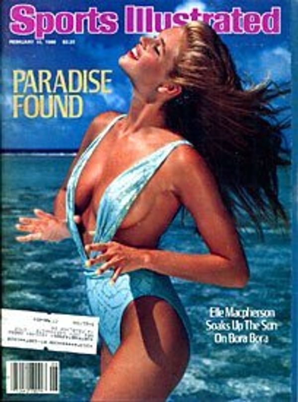 Cover Art for B00FSNKFMC, Sports Illustrated Magazine Swimsuit Issue February 10 1986 Elle Macpherson Cover (Paradise Found) by Unknown