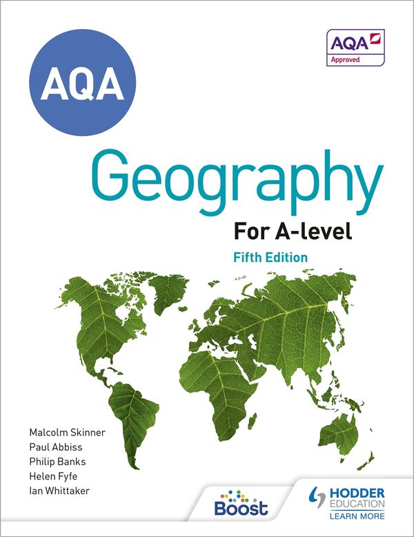 Cover Art for 9781398312548, AQA A-level Geography Fifth Edition by Whittaker, Ian, Fyfe, Helen, Skinner, Malcolm, Abbiss, Paul, Banks, Philip