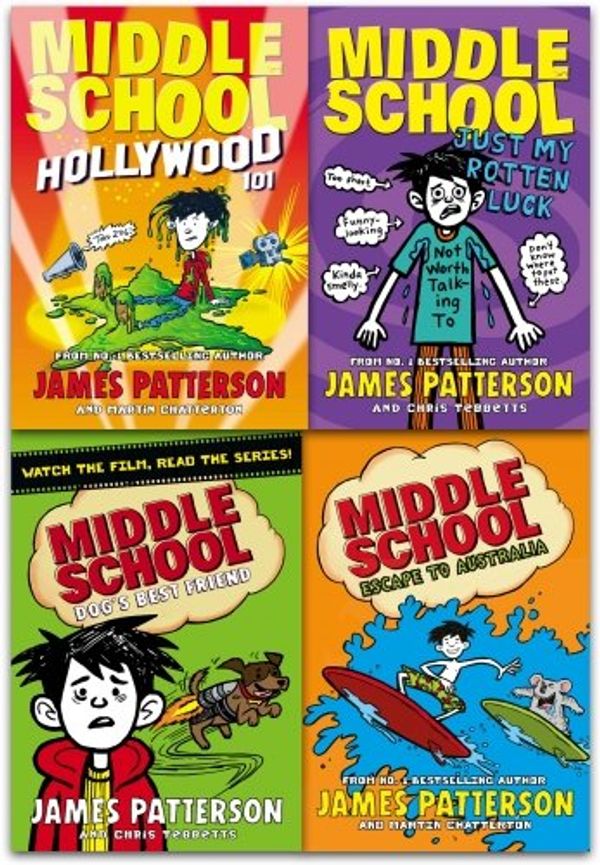 Cover Art for 9789526531229, James Patterson Middle School Series 2 Collection 4 Books Set (Just My Rotten Luck, Dogs Best Friend, Escape to Australia, Hollywood 101) by James Patterson
