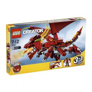 Cover Art for 0673419111539, Fiery Legend Set 6751 by LEGO Creator
