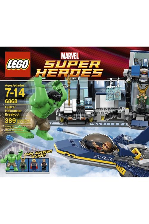 Cover Art for 0673419168465, Hulk's Helicarrier Breakout Set 6868 by LEGO