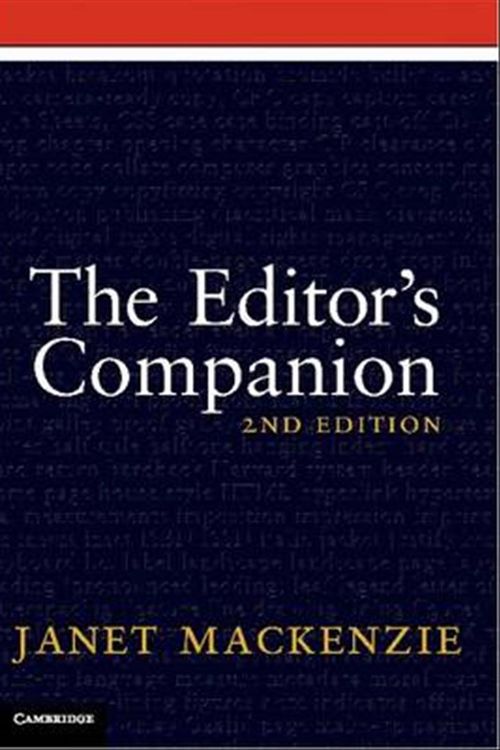 Cover Art for 9781107402188, The Editor's Companion by Janet Mackenzie