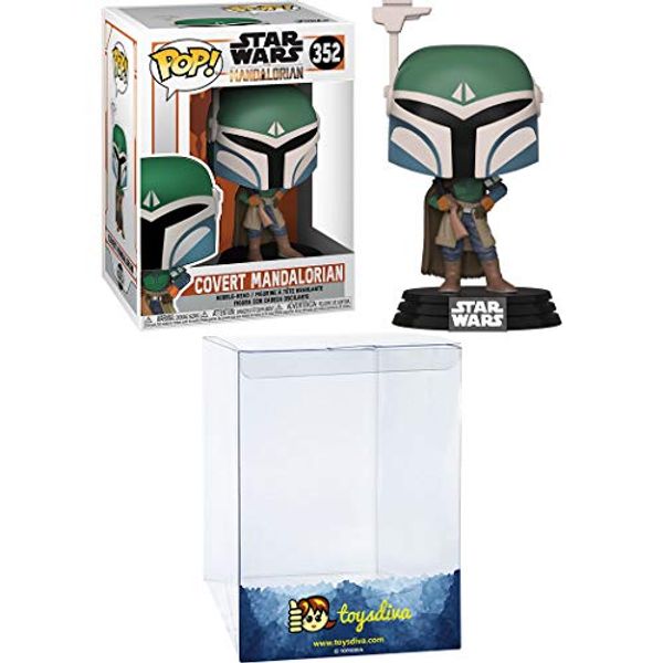 Cover Art for B084V62D4Z, Covert Mandalorian: Funk o Pop! Vinyl Figure Bundle with 1 Compatible 'ToysDiva' Graphic Protector (352 - 45544 - B) by Unknown