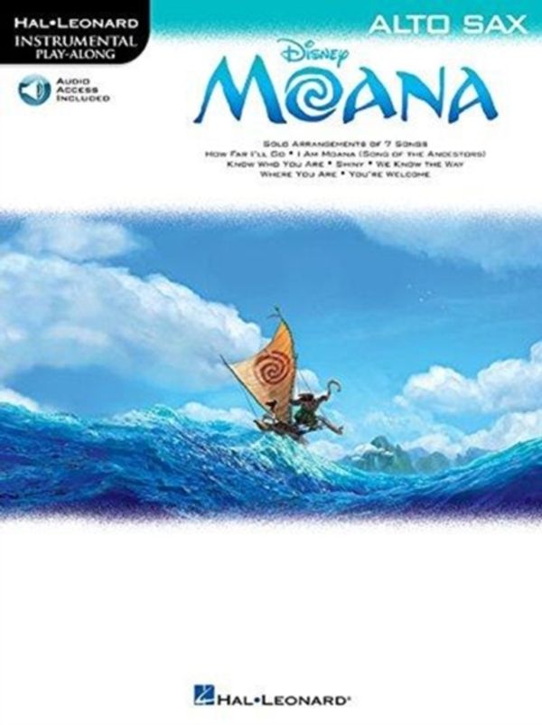 Cover Art for 9781495090554, Instrumental Play-Along Moana Alto Saxophone Book/Audio Online by Lin-Manuel Miranda
