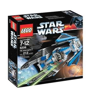 Cover Art for 0673419078917, TIE Interceptor Set 6206 by LEGO