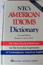Cover Art for 9780844208251, Ntc's American Idioms Dictionary by Richard A. Spears
