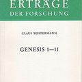 Cover Art for 9783534052844, Genesis 1- 11. ( = Erträge der Forschung, 7) . by Claus Westermann