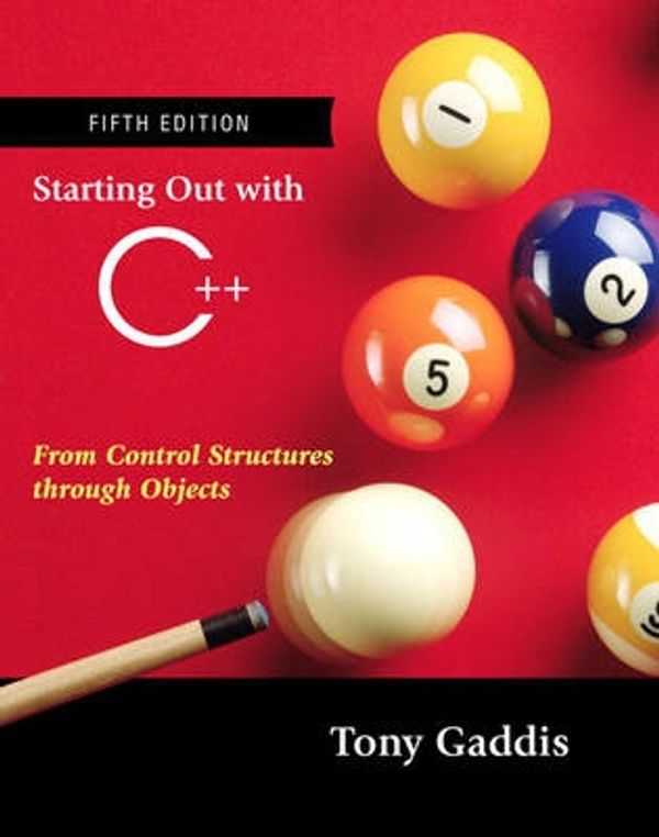 Cover Art for 9780321409393, Starting Out with C++ by Tony Gaddis