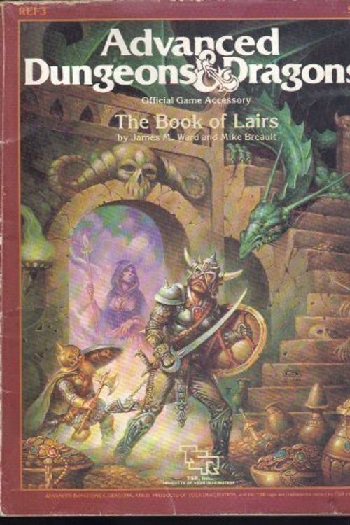 Cover Art for 9780880383196, The Book of Lairs (Advanced Dungeons & Dragons Official Game Accessory, REF3, No. 9177) by James M. Ward