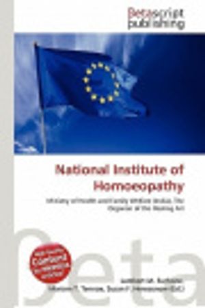 Cover Art for 9786136176635, National Institute of Homoeopathy by Lambert M Surhone, Mariam T Tennoe, Susan F. Henssonow