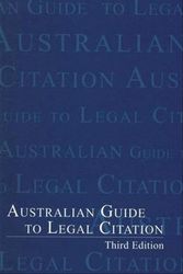 Cover Art for 9780646527390, Australian Guide to Legal Citation by Australian Guide To Legal Citation