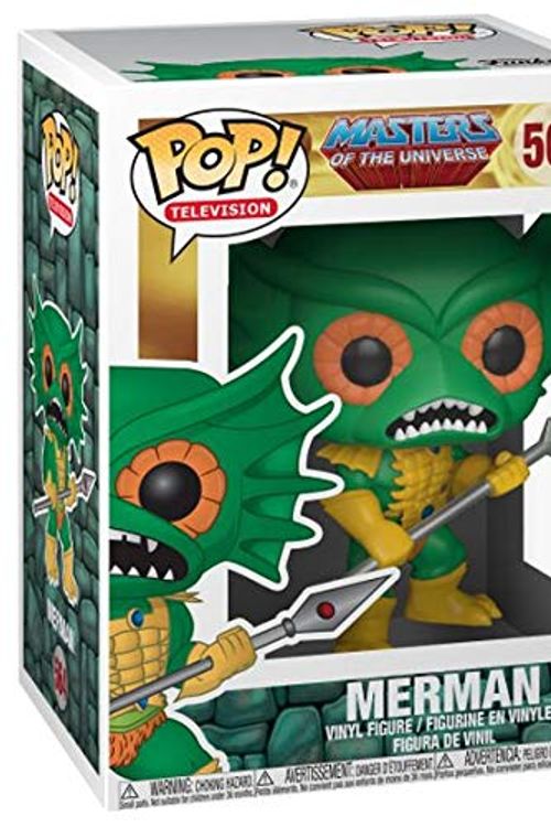 Cover Art for 0889698218085, Pop Masters of the Universe Merman Vinyl Figure by FUNKO