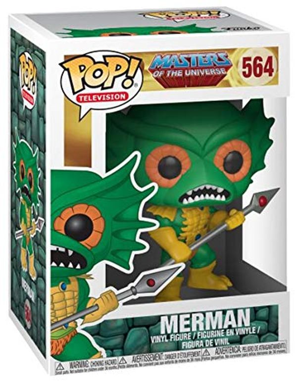 Cover Art for 0889698218085, Pop Masters of the Universe Merman Vinyl Figure by FUNKO