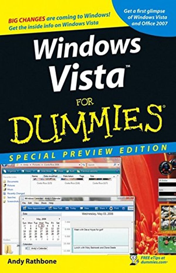 Cover Art for 9780470050910, Windows Vista For Dummies, Special Preview Edition by Andy Rathbone