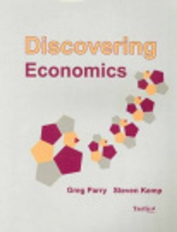 Cover Art for 9781875313396, Discovering Economics by Greg Parry, Steven Kemp
