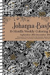 Cover Art for 0050837419292, Johanna Basford 2018-2019 16-Month Coloring Weekly Planner Calendar by Johanna Basford