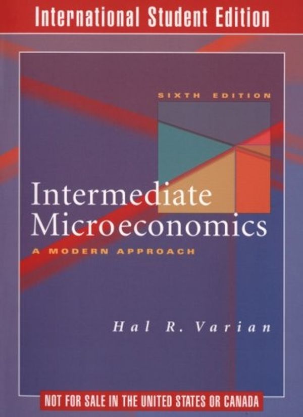 Cover Art for 9780393926712, Intermediate Microeconomics by Hal R. Varian