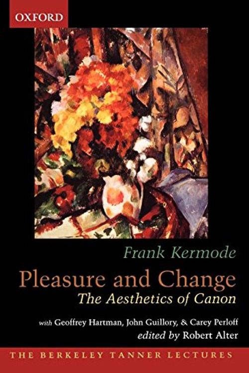 Cover Art for 9780195309355, Pleasure and Change by Frank Kermode