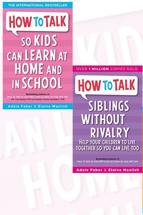 Cover Art for 9789123473861, How to Talk Adele Faber and Elaine Mazlish Collection 3 Books Bundle (So Kids Can Learn: At Home and in School, Siblings Without Rivalry: How to Help Your Children Live Together So You Can Live Too, So Teens Will Listen and Listen So Teens Will Talk) by Adele Faber