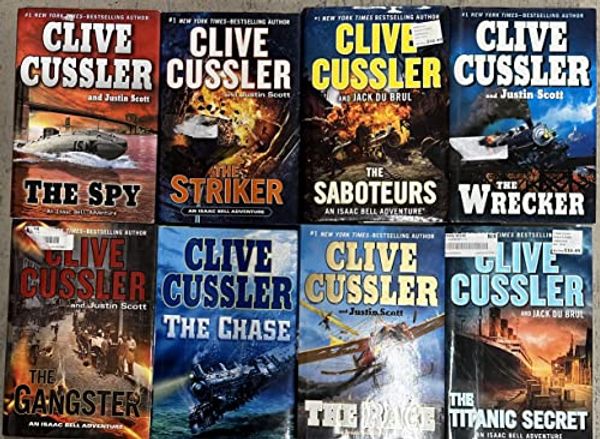 Cover Art for 0746278844136, Isaac Bell Adventure Series by Clive Cussler Hardcover 8 Book Set by Clive Cussler