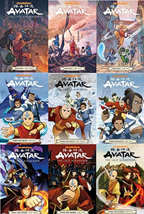 Cover Art for B084RK3K98, Avatar, The Last Airbender Series 9 book sets collection 2 (Smoke and Shadow Part 1,2,3; North and South Part 1,2,3 Imbalance Part 1, 2, 3) by Yang Gene Luen