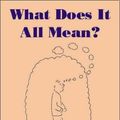 Cover Art for 9781845400200, What Does it All Mean? by William A. Adams