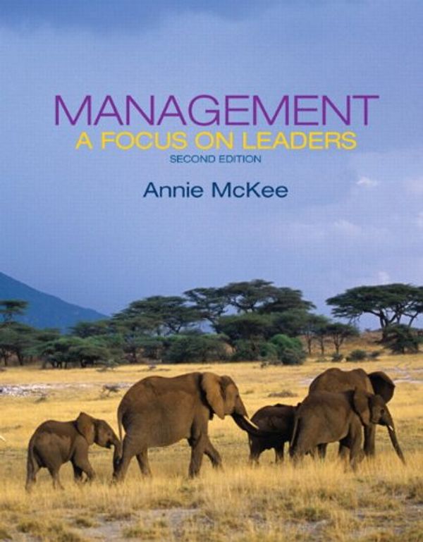 Cover Art for 9780133254235, Management by Annie McKee