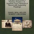 Cover Art for 9781270581796, Pacheco (Elva Anne) V. Pacheco (Ferdie) U.S. Supreme Court Transcript of Record with Supporting Pleadings by Daniel Neal Heller, Robert J. Beckham