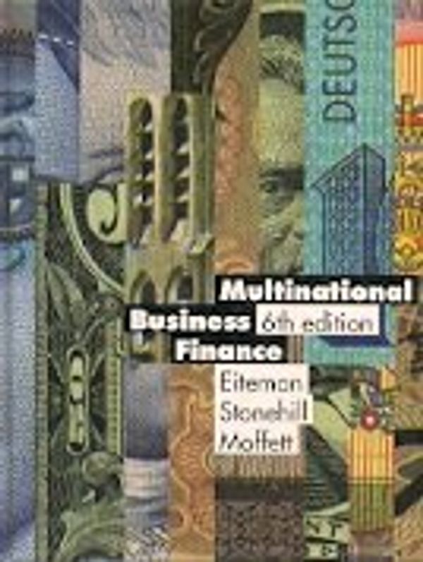 Cover Art for 9780201538991, Multinational Business Finance (ETC) by David K. Eiteman