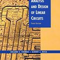 Cover Art for 9780471386797, The Analysis and Design of Linear Circuits by Roland E. Thomas