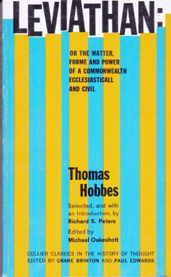Cover Art for 9780020655107, Leviathan by Thomas Hobbes