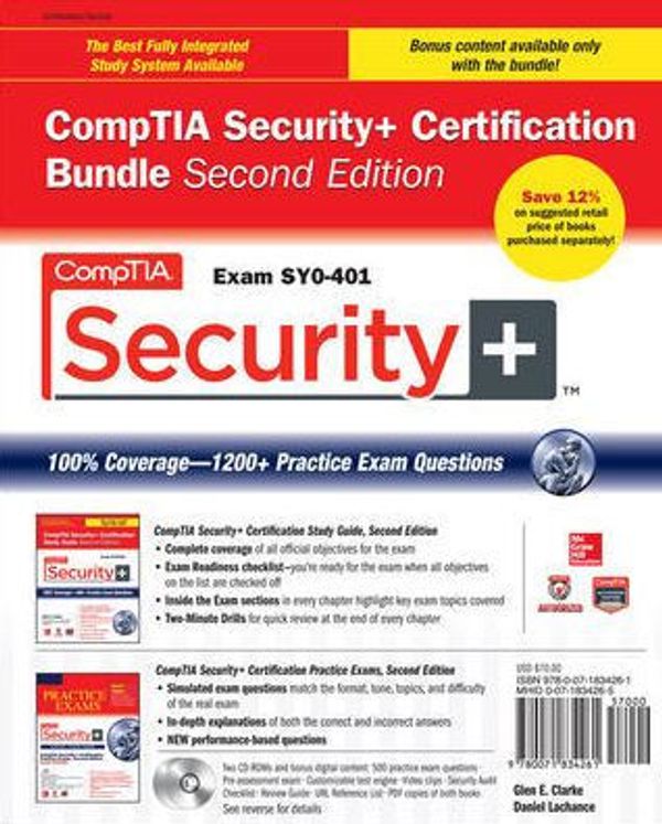 Cover Art for 9780071834278, CompTIA Security+ Certification Bundle, Second Edition (Exam SY0-401) by Glen E. Clarke