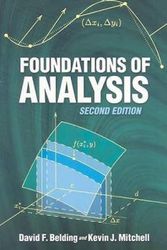 Cover Art for 9780486462967, Foundations of Analysis by David F Belding