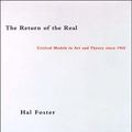 Cover Art for 9780262561075, The Return of the Real: Art and Theory at the End of the Century by Hal Foster