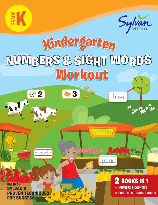 Cover Art for 9781524758554, Kindergarten Numbers & Sight Words WorkoutSylvan Beginner Workbook by Sylvan Learning