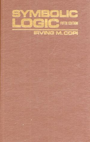 Cover Art for 9780023249808, Symbolic Logic by Irving M. Copi