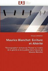 Cover Art for 9786131558733, Maurice Blanchot by Slimane LAMNAOUI