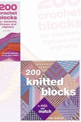 Cover Art for 9789123482221, Jan Eaton Collection 2 Books Bundle (200 Crochet Blocks for Blankets, Throws and Afghans: Crochet Squares to Mix-and-Match, 200 knitted blocks) by Jan Eaton
