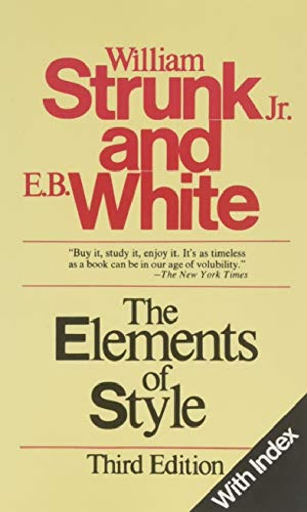 Cover Art for B01FIZYM9G, The Elements of Style by Jr. William Strunk (1979-05-03) by Jr. William Strunk;E. B. White