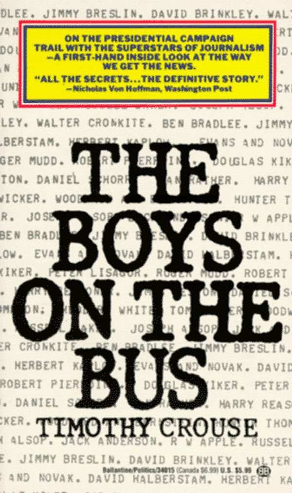 Cover Art for 9780345340153, Boys on the Bus by Timothy Crouse